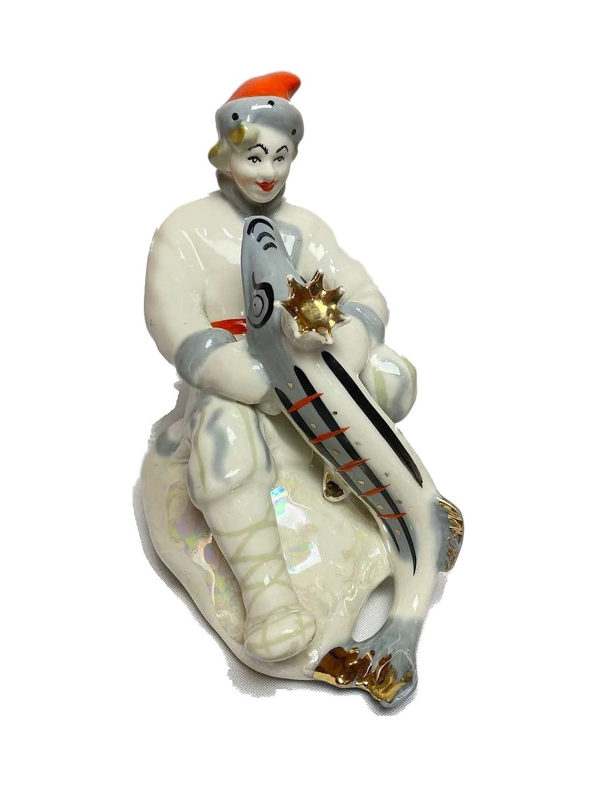 Porcelain figurine “Yemelya and the Pike” – photo 2 of 6