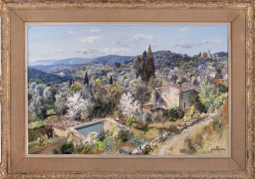 «Panorame d'Eze» — Gabriel Deschamps