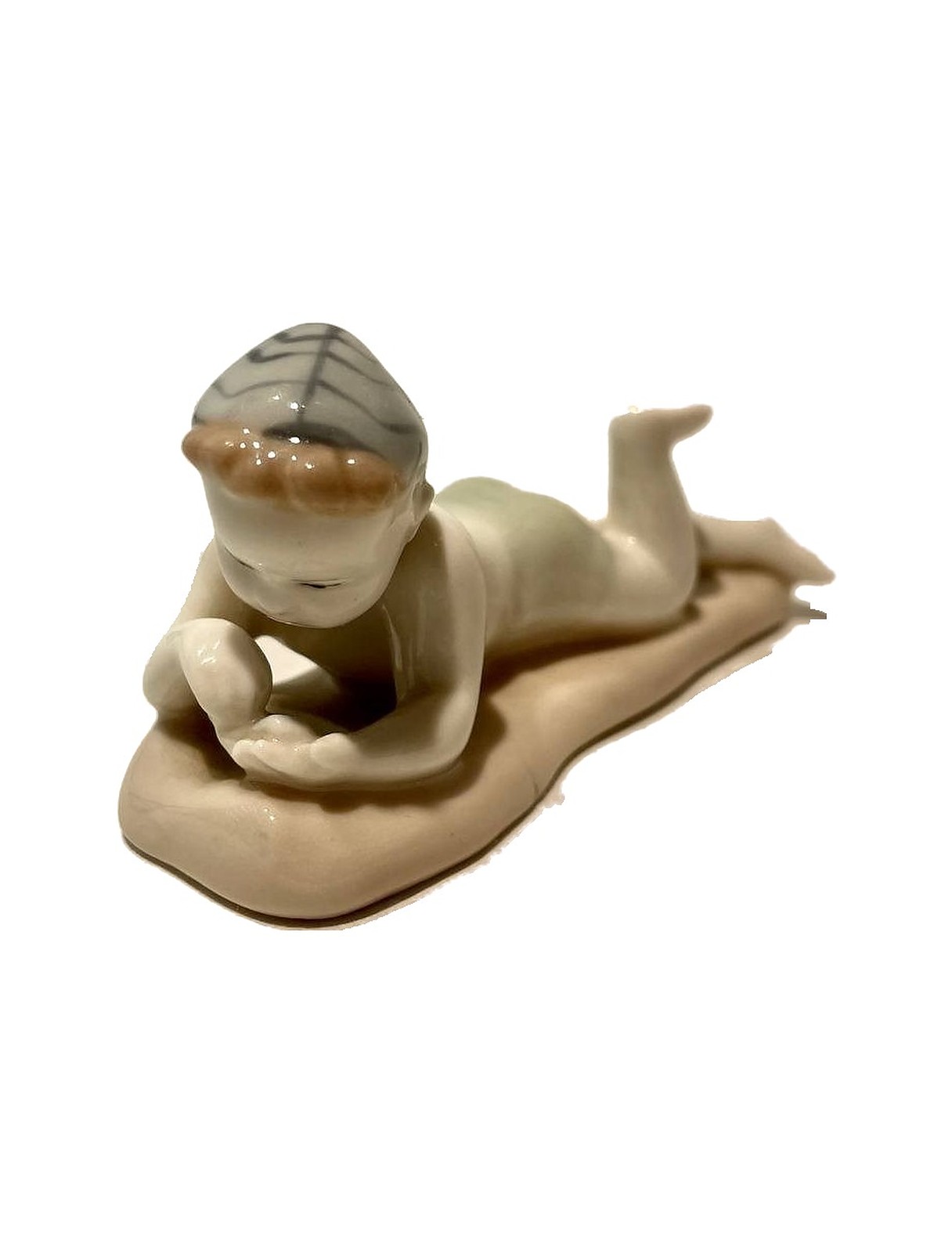 Porcelain figurine “Boy on the Beach” – V. A. Sinaisky, 1950s