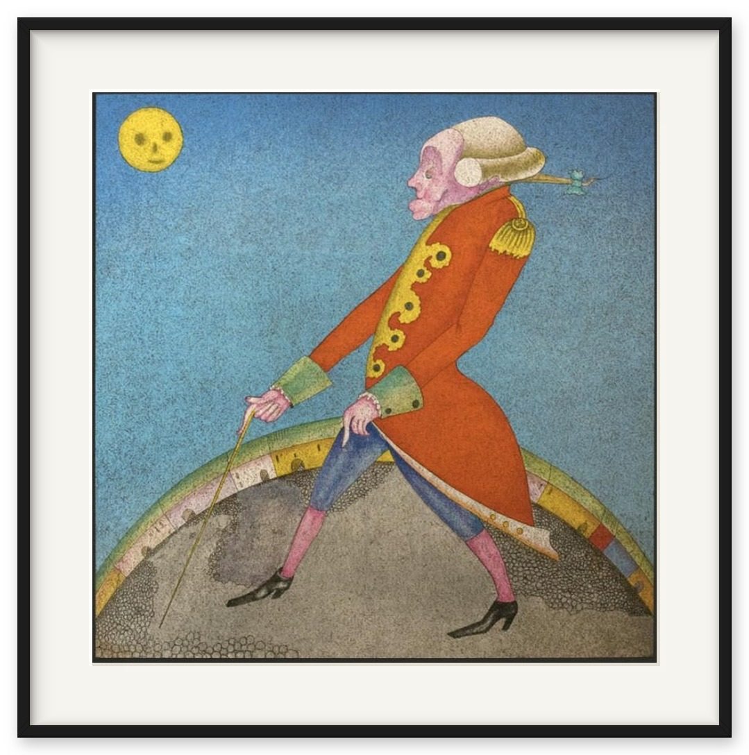 The Last Walk of Emperor Paul I – Mikhail Mikhailovich Shemyakin, lithograph, 1995