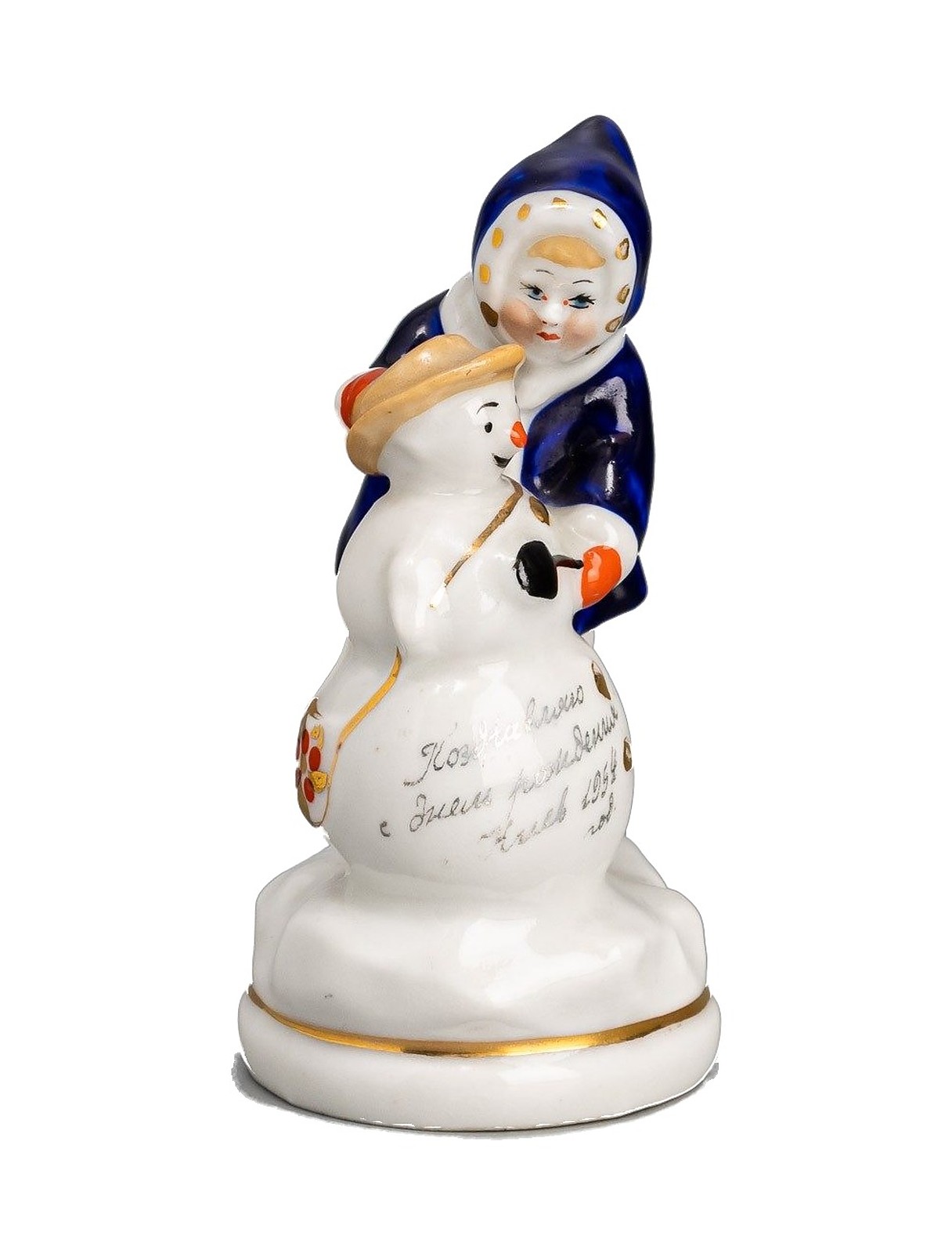 Figure “Girl Making a Snowman” – photo 2 of 6