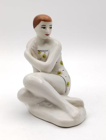 Статуэтка «Девушка в купальнике», ЗХК 1950-е - Без автора