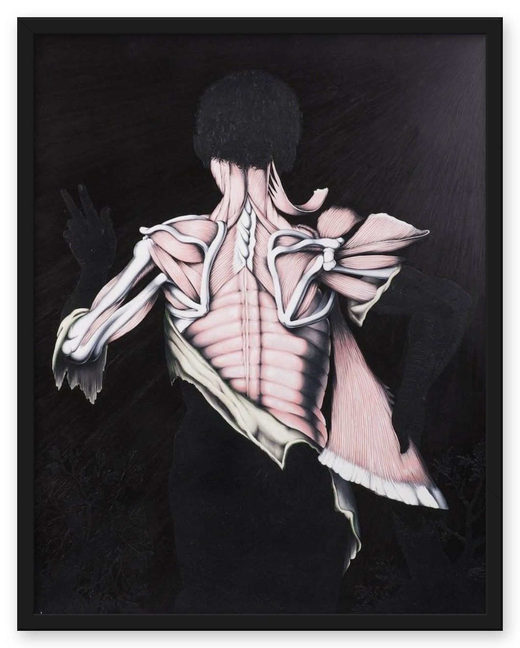 Deer Bred – Valerio Carrubba, painting, stainless steel, oil, 2010