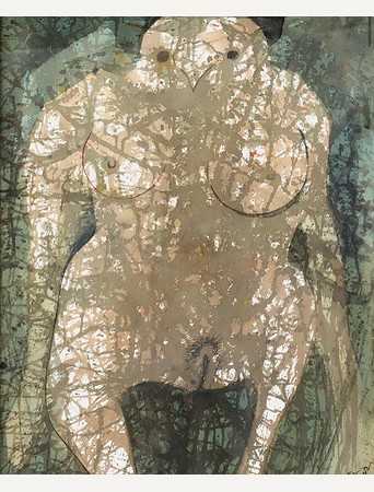 «Ангелы смерти» – Михаил Михайлович Шемякин, 1993 – бумага, тушь, акварель
