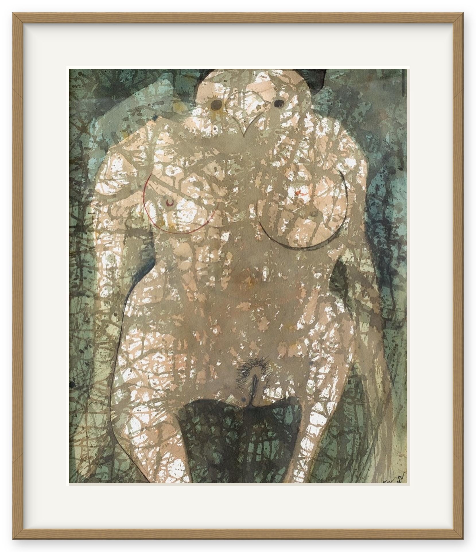 Angels of Death – Mikhail Mikhailovich Shemyakin, painting, paper, ink, watercolor, 1993