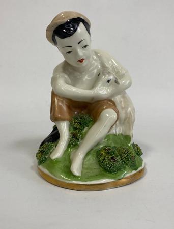 Скульптура "Мальчик-пастушок", БФЗ, 1957-1962 гг. — Без автора
