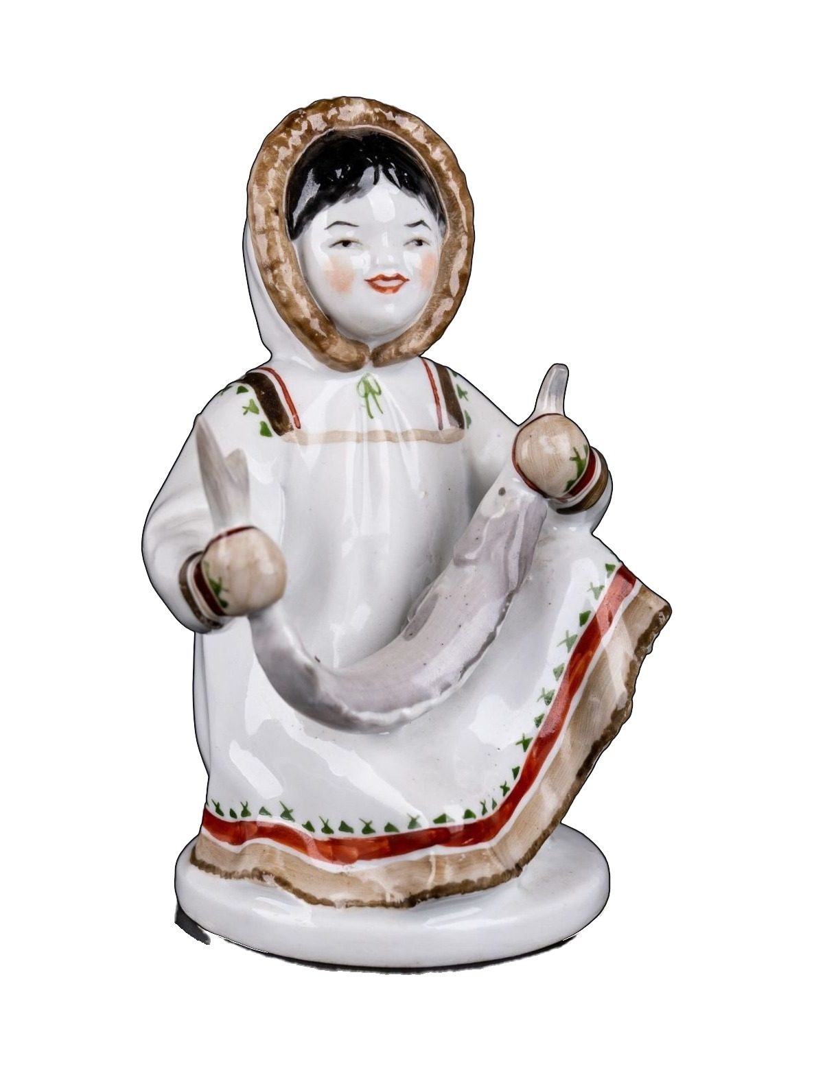 Sculptural group “Yakut Woman with Stellate Sturgeon” – photo 4 of 6