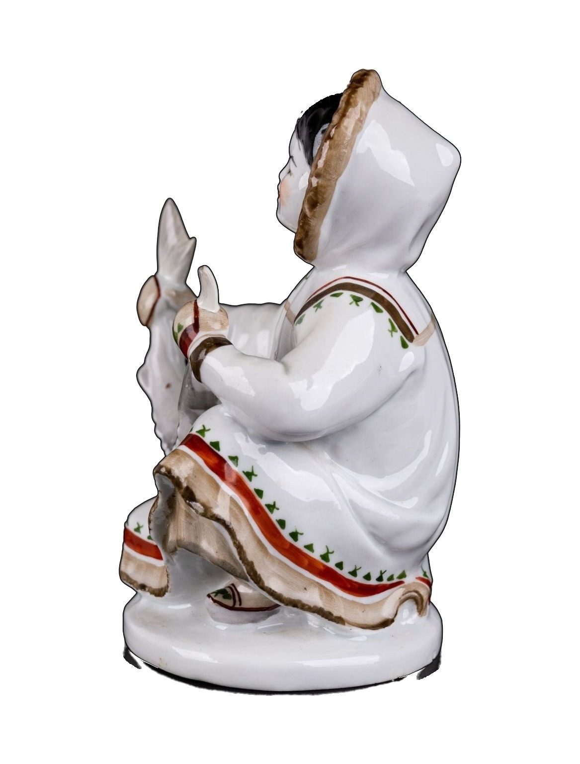 Sculptural group “Yakut Woman with Stellate Sturgeon” – photo 5 of 6