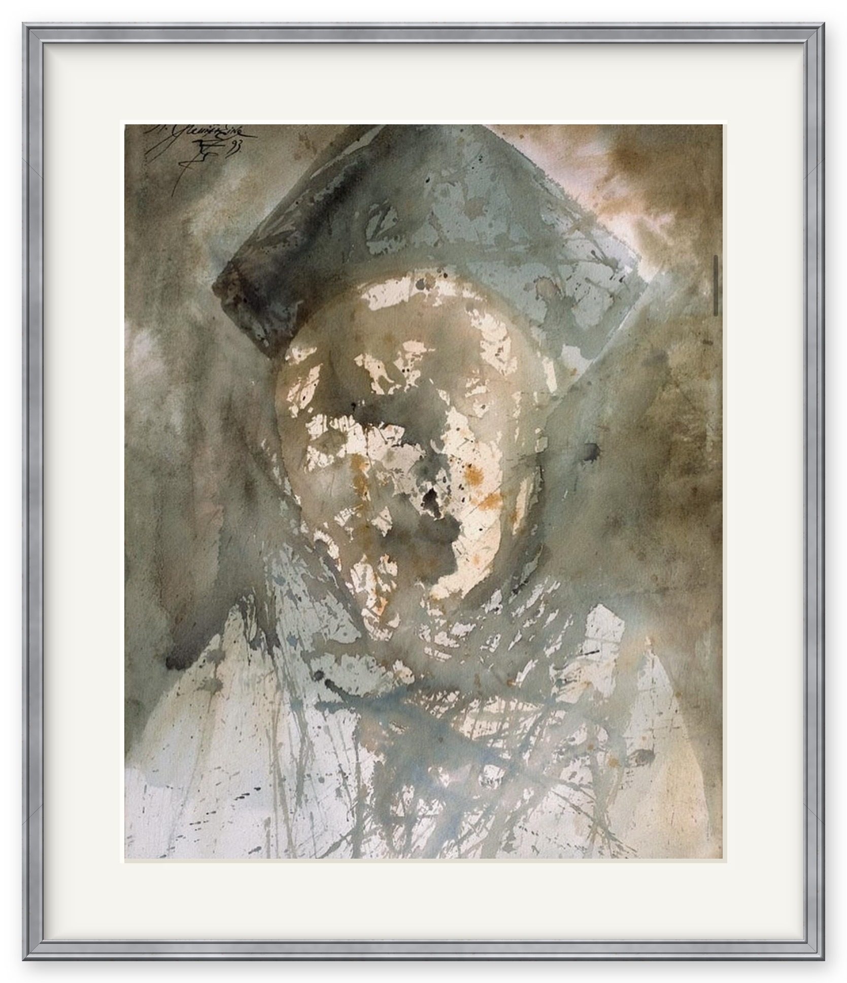 Angels of Death – Mikhail Mikhailovich Shemyakin, painting, paper, ink, watercolor, 1993