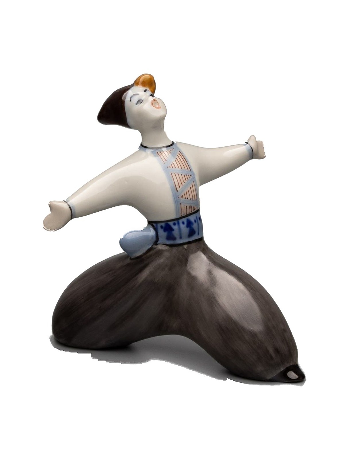 Figure “Gritsko” – porcelain, Korosten, 1960s