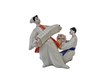 Porcelain figurine “Dance with an Accordion and a Tambourine”, Polonne, USSR – photo 1 of 6