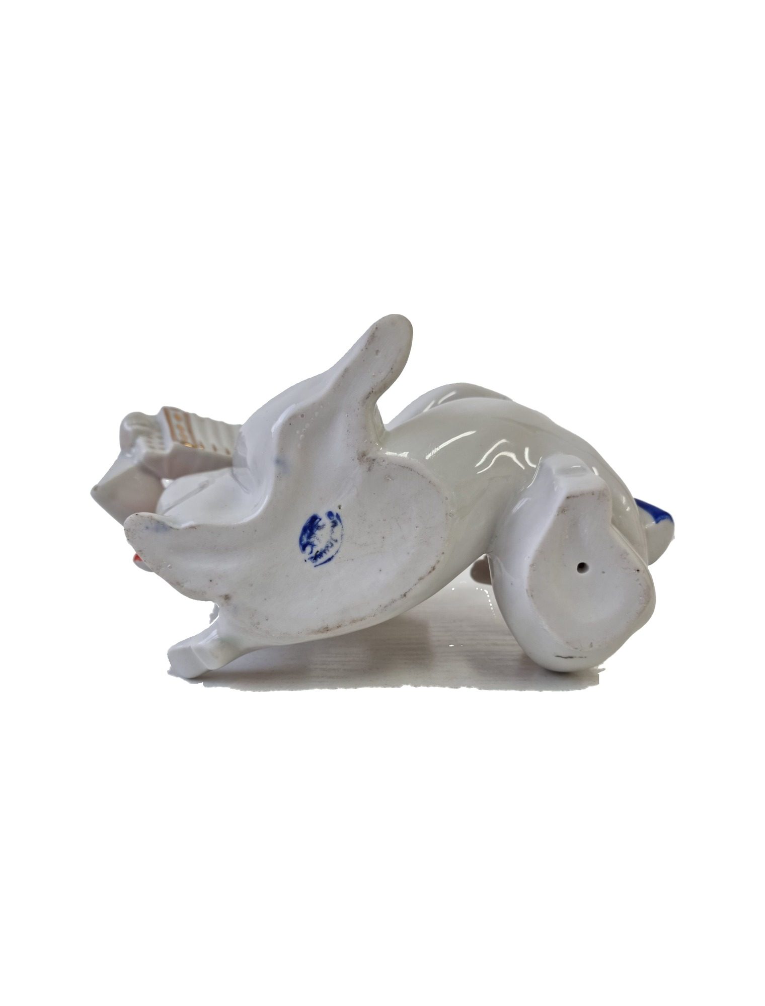 Porcelain figurine “Dance with an Accordion and a Tambourine”, Polonne, USSR – photo 6 of 6
