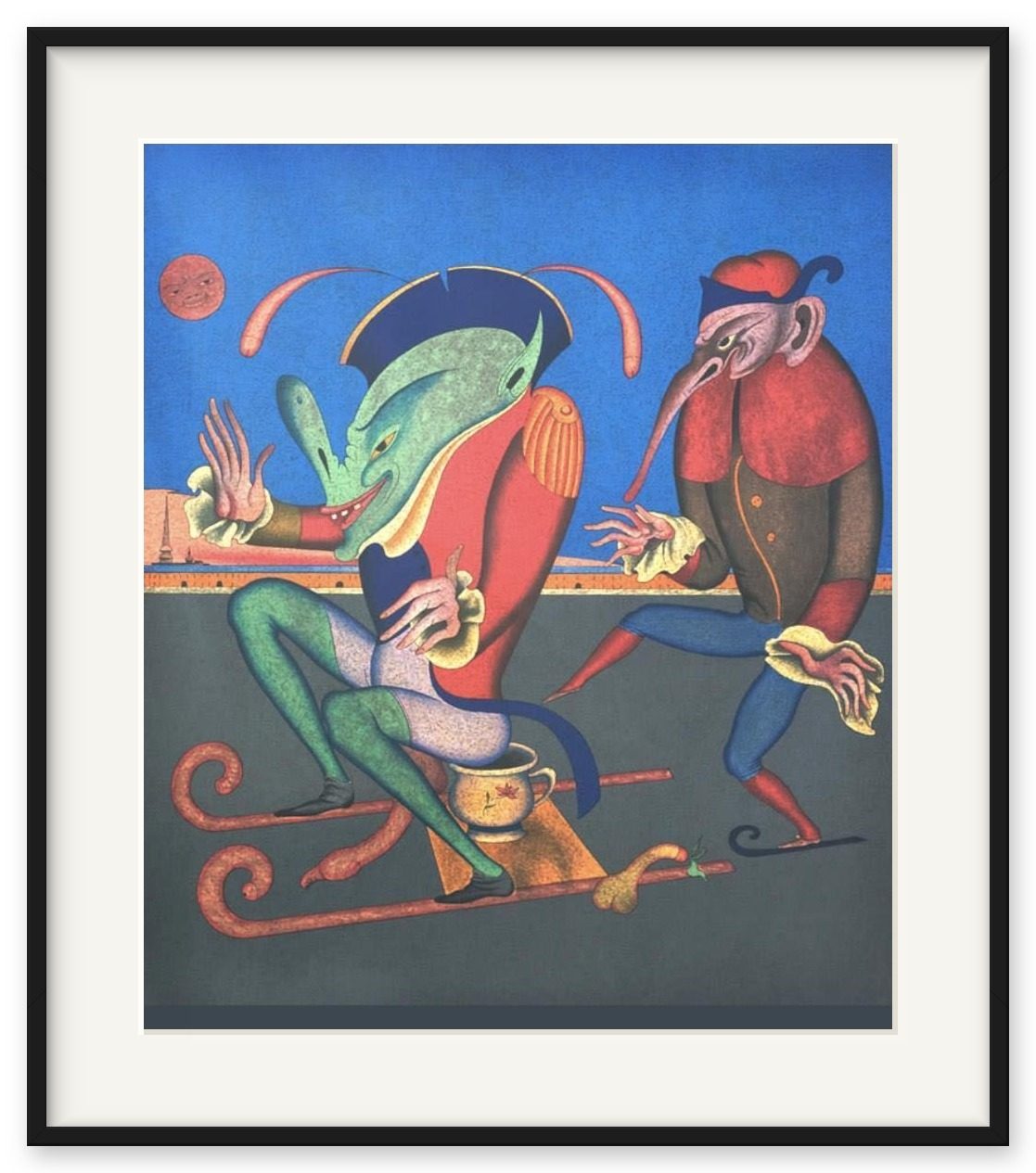 «Карнавалы Санкт-Петербурга» – Михаил Михайлович Шемякин, литография, 1982