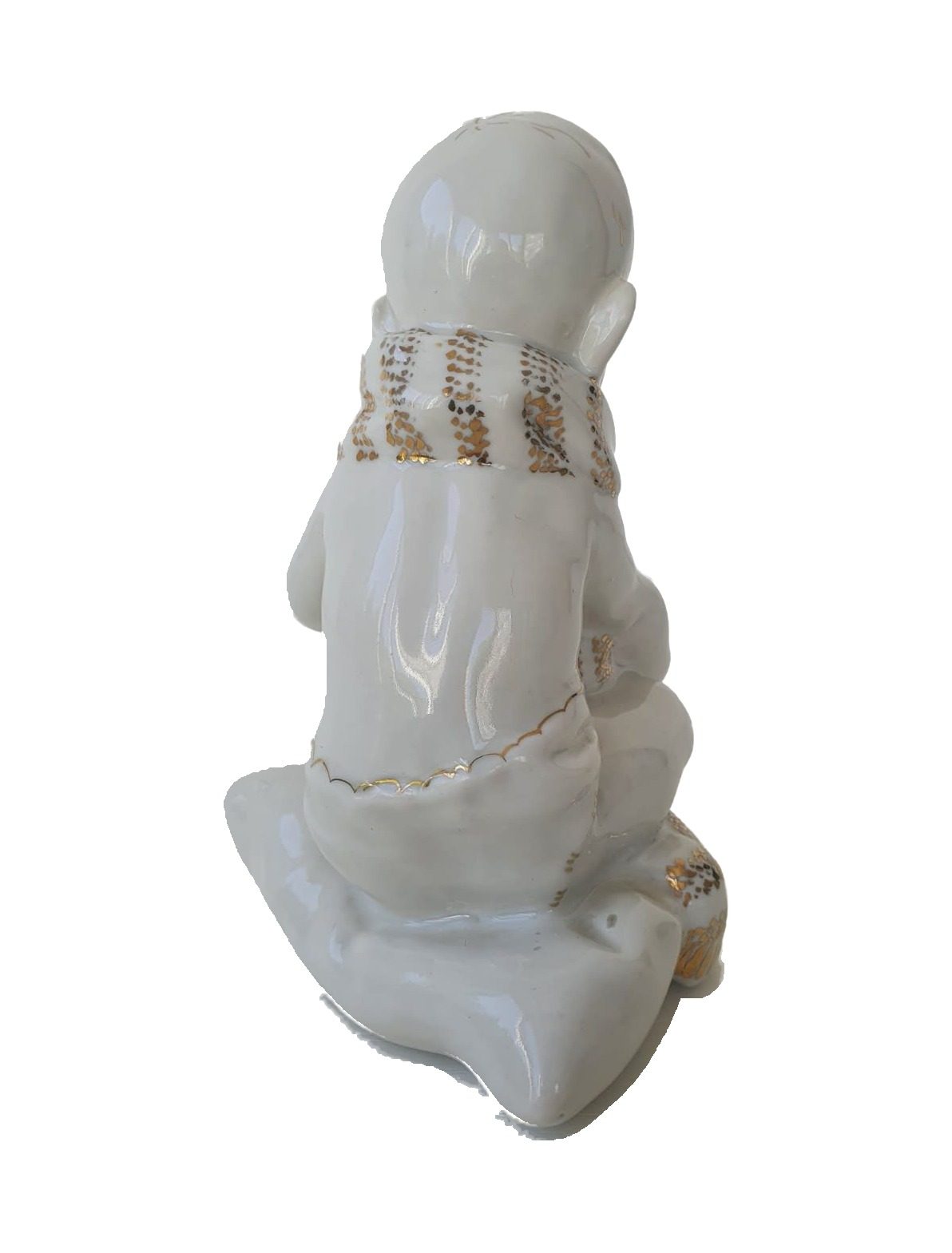 Porcelain figurine “Boy with Sandal”, Pesochnoye, USSR 1963, height 15.5 cm – photo 4 of 5