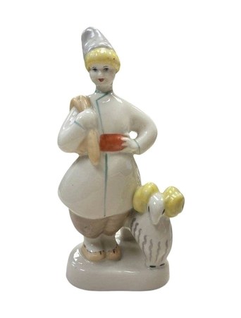 Фарфоровая статуэтка «Пастушок», 1956–1970 – фарфор, роспись