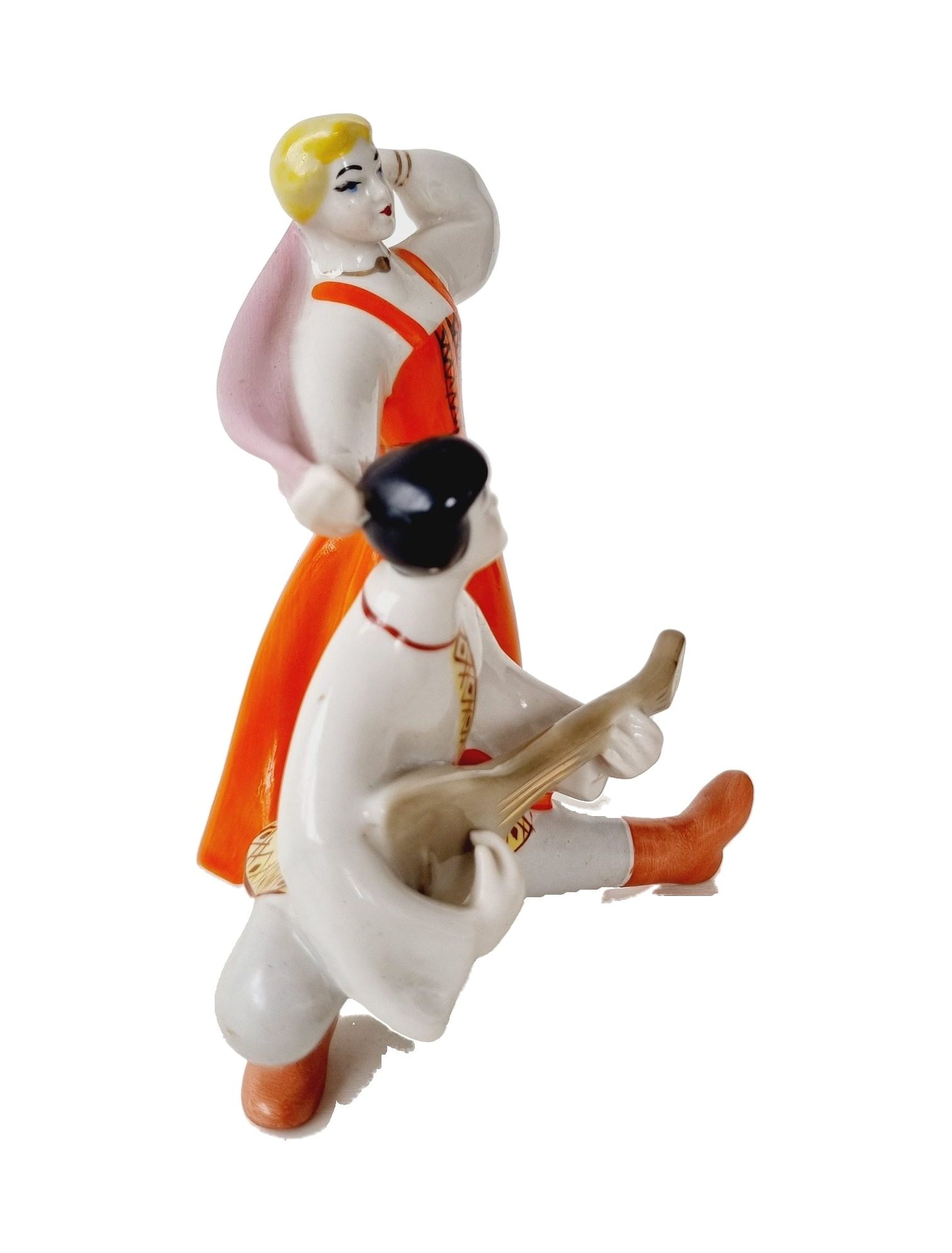 Porcelain figurine “Russian Dance with a Balalaika”, ZKhK Polonne USSR – photo 2 of 6