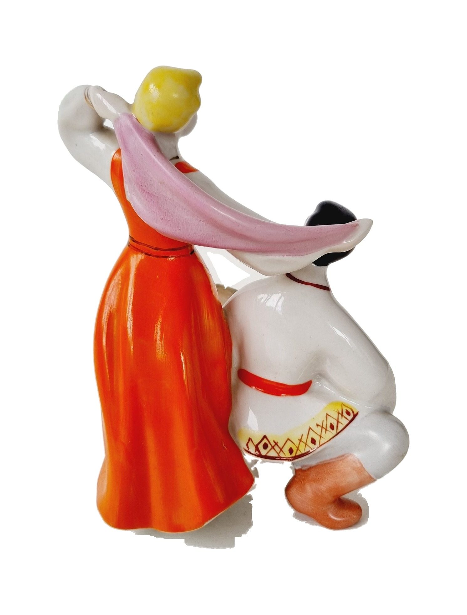 Porcelain figurine “Russian Dance with a Balalaika”, ZKhK Polonne USSR – photo 3 of 6