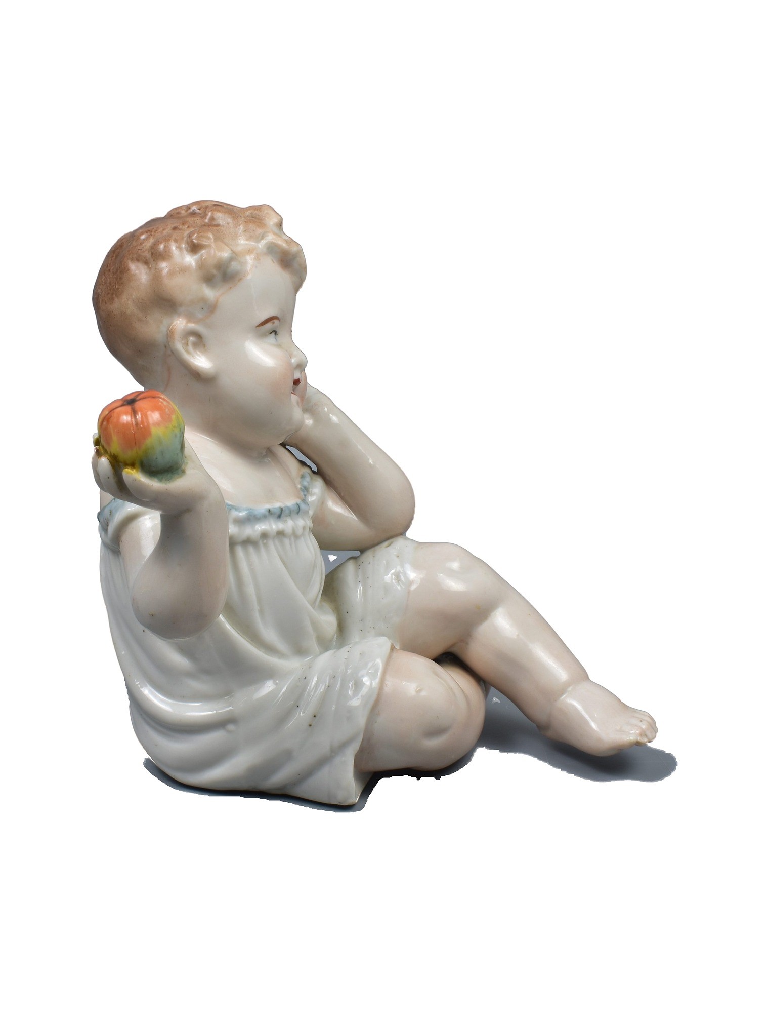 Figurine “Chubby Baby with an Apple” – photo 2 of 8