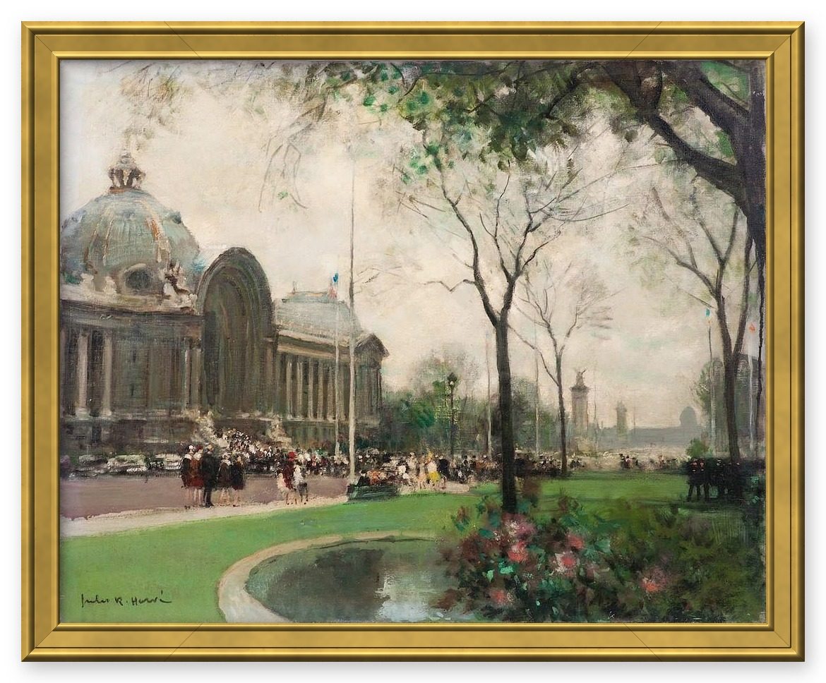 «Le petit palais, Paris» – Жюль Рене Эрве, картина, холст, масло