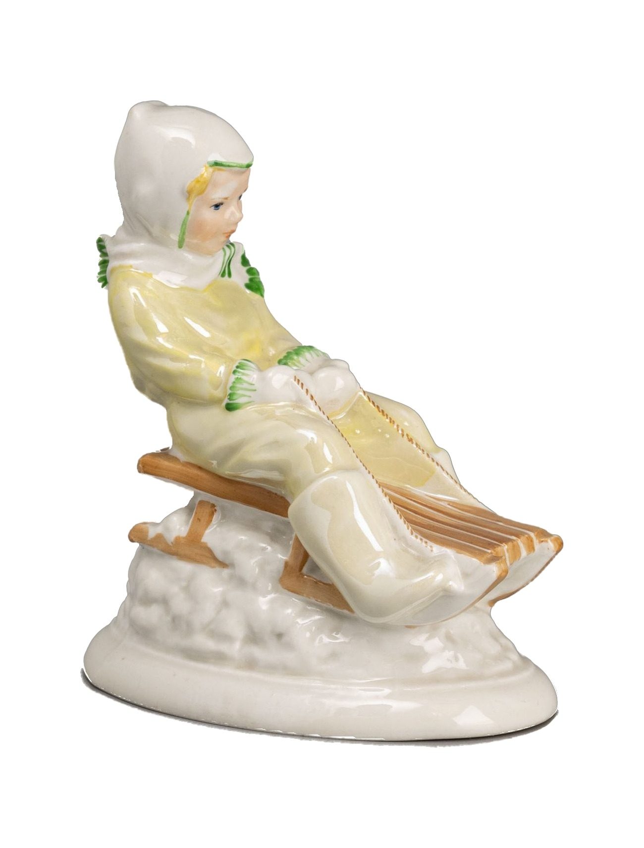 Figure “Down the Hill” (“Boy on a Sledge”) – photo 2 of 6