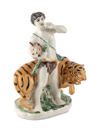 Figurine “Armenian Epic David of Sasun with Tiger”