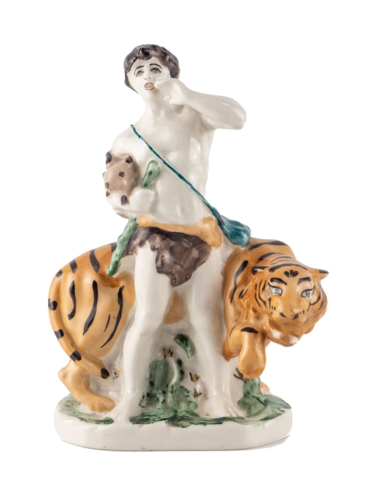 Figurine “Armenian Epic David of Sasun with Tiger” – photo 2 of 5