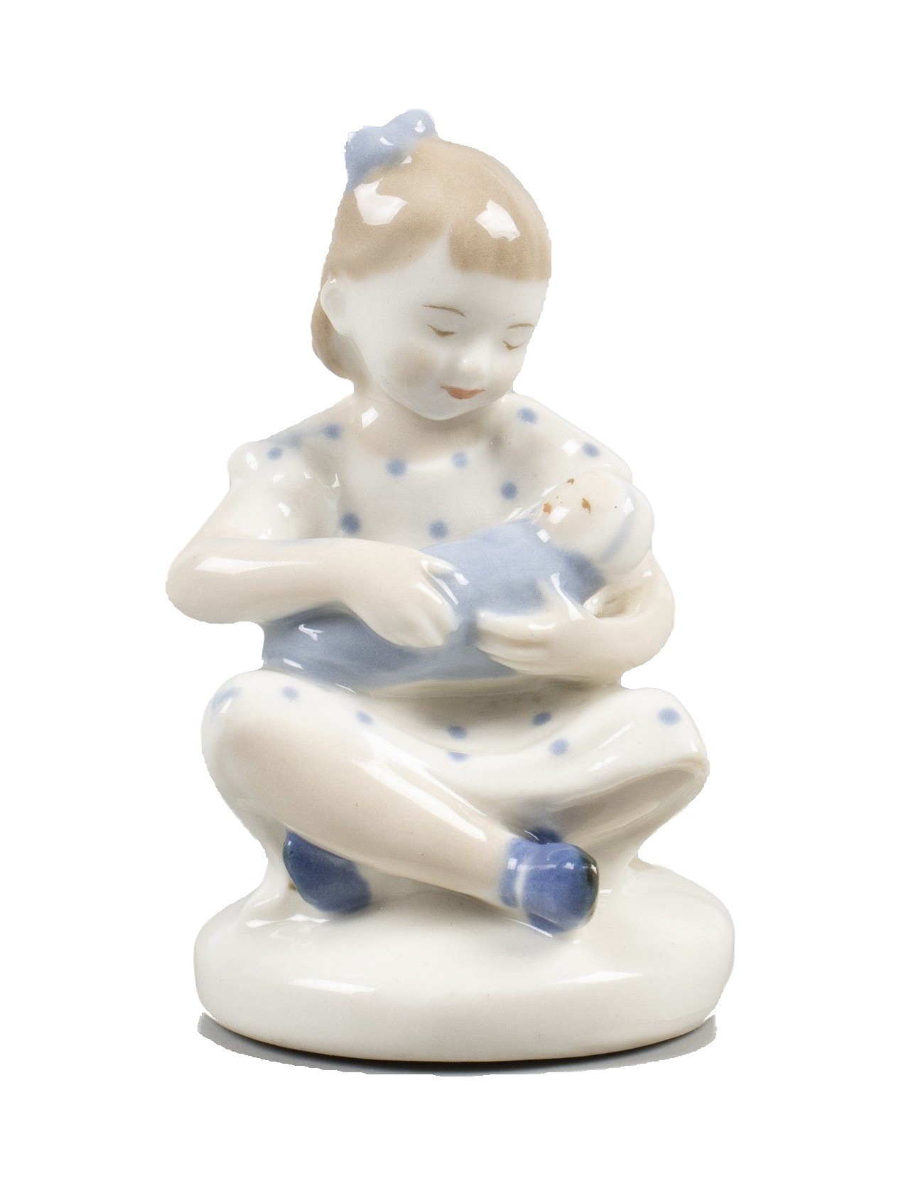 Figurine “Girl with a Doll (Lullaby)” – photo 2 of 8