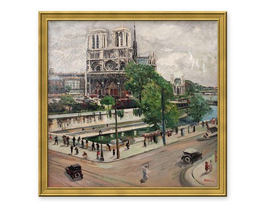 «Paris, Notre Dame, la seine and les quais» – Люсьен Адрион