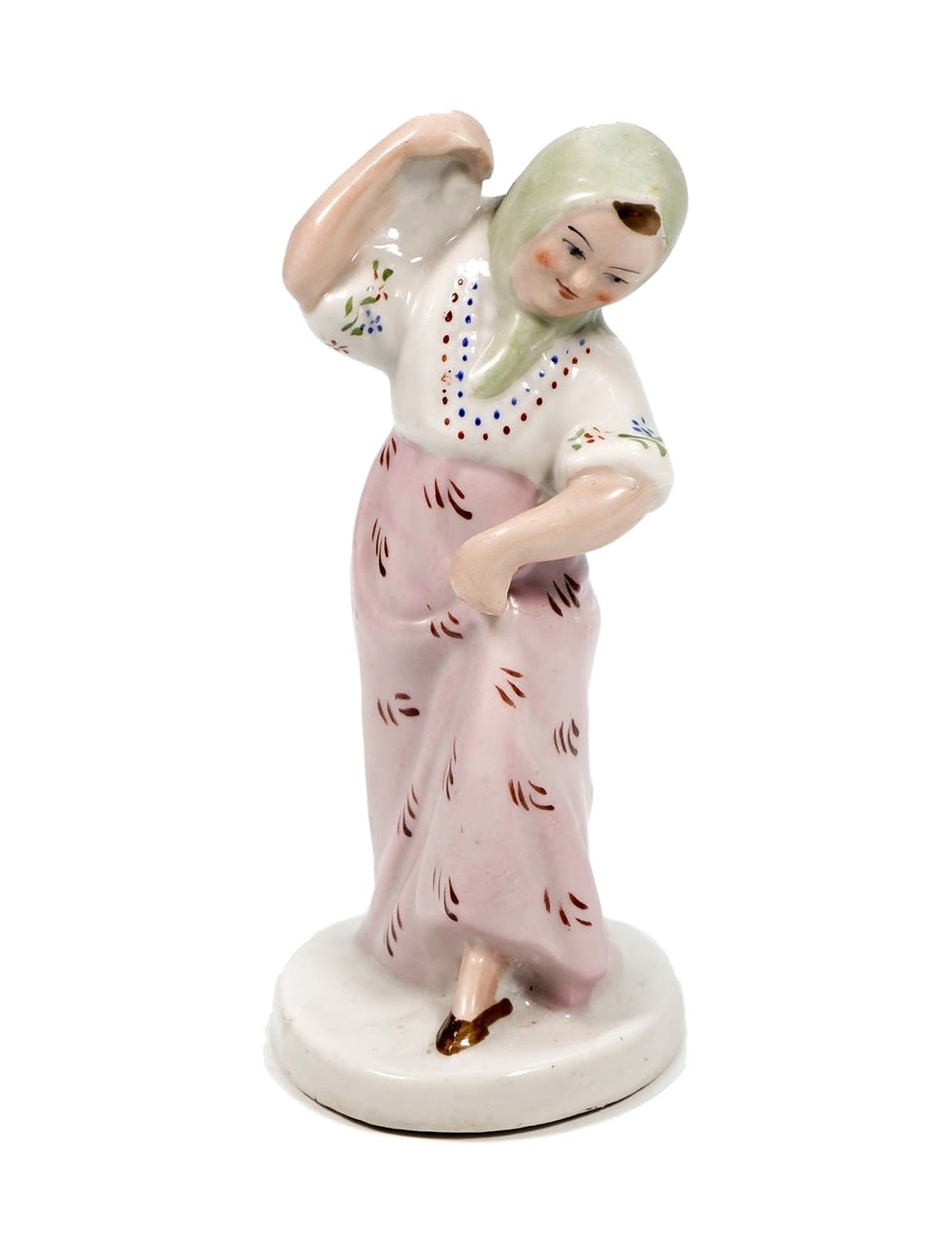 Figurine “Dancer” – porcelain, Dulyovo, 1930s