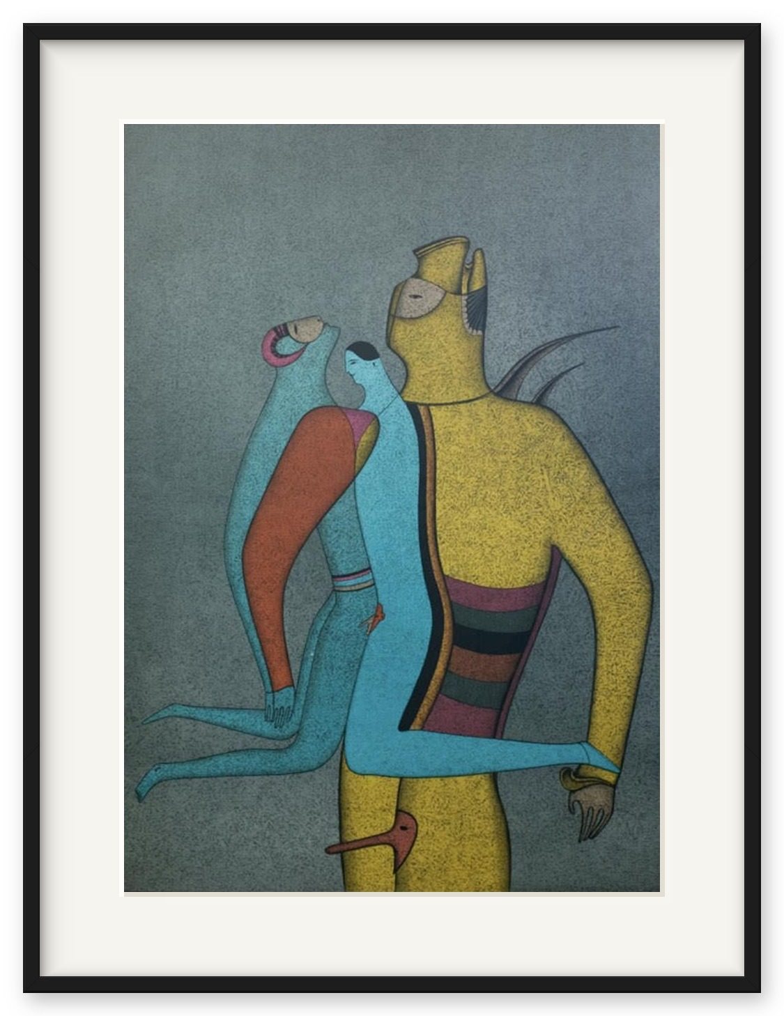 Love – Mikhail Mikhailovich Shemyakin, lithograph, 1982