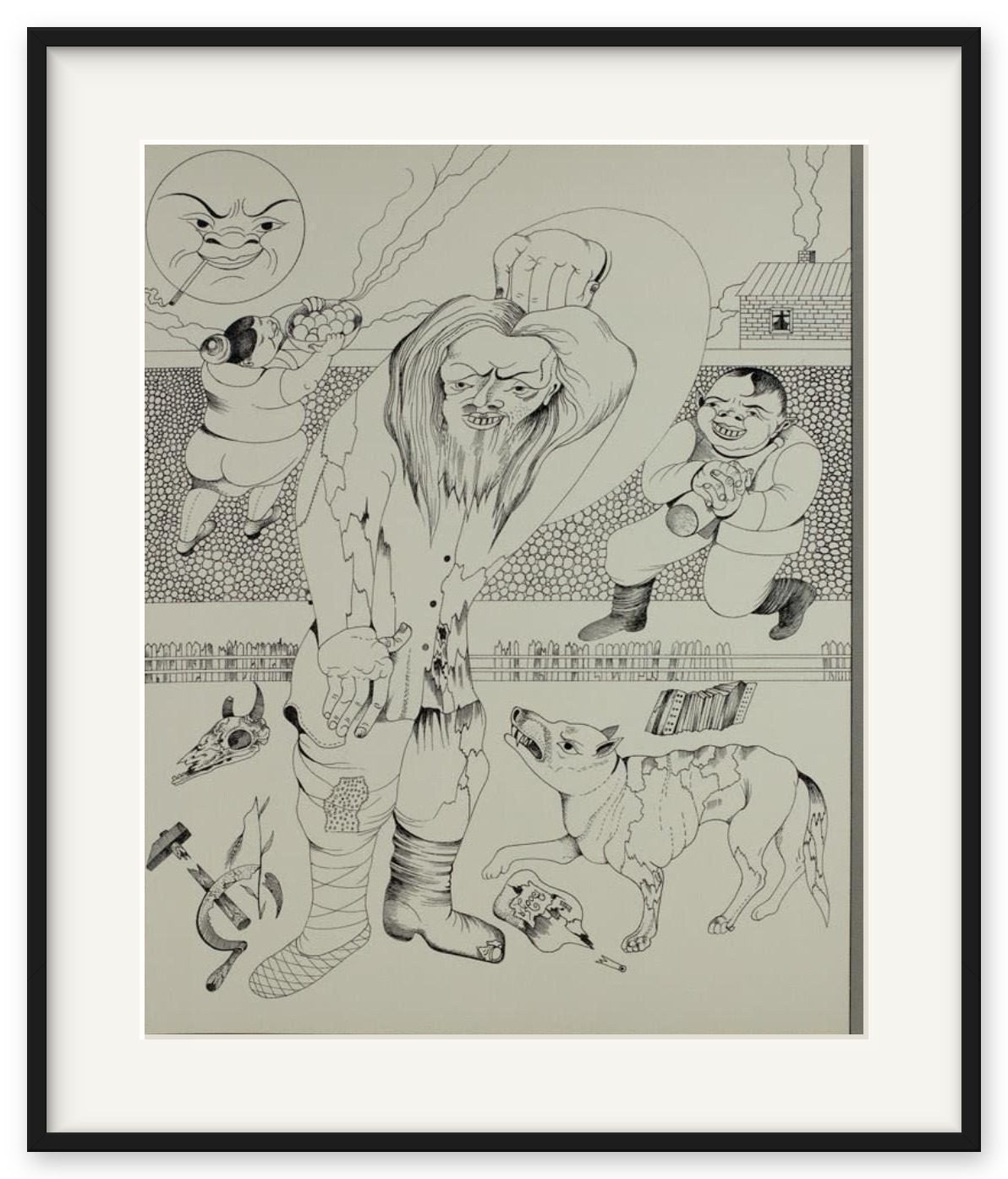 Matchmaking – Mikhail Mikhailovich Shemyakin, print, 1984