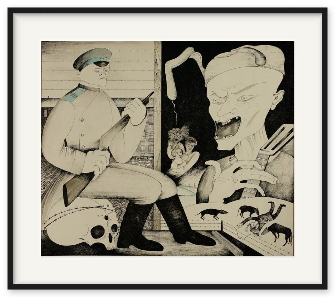 «Серебряные струны» – Михаил Михайлович Шемякин, эстамп, 1984