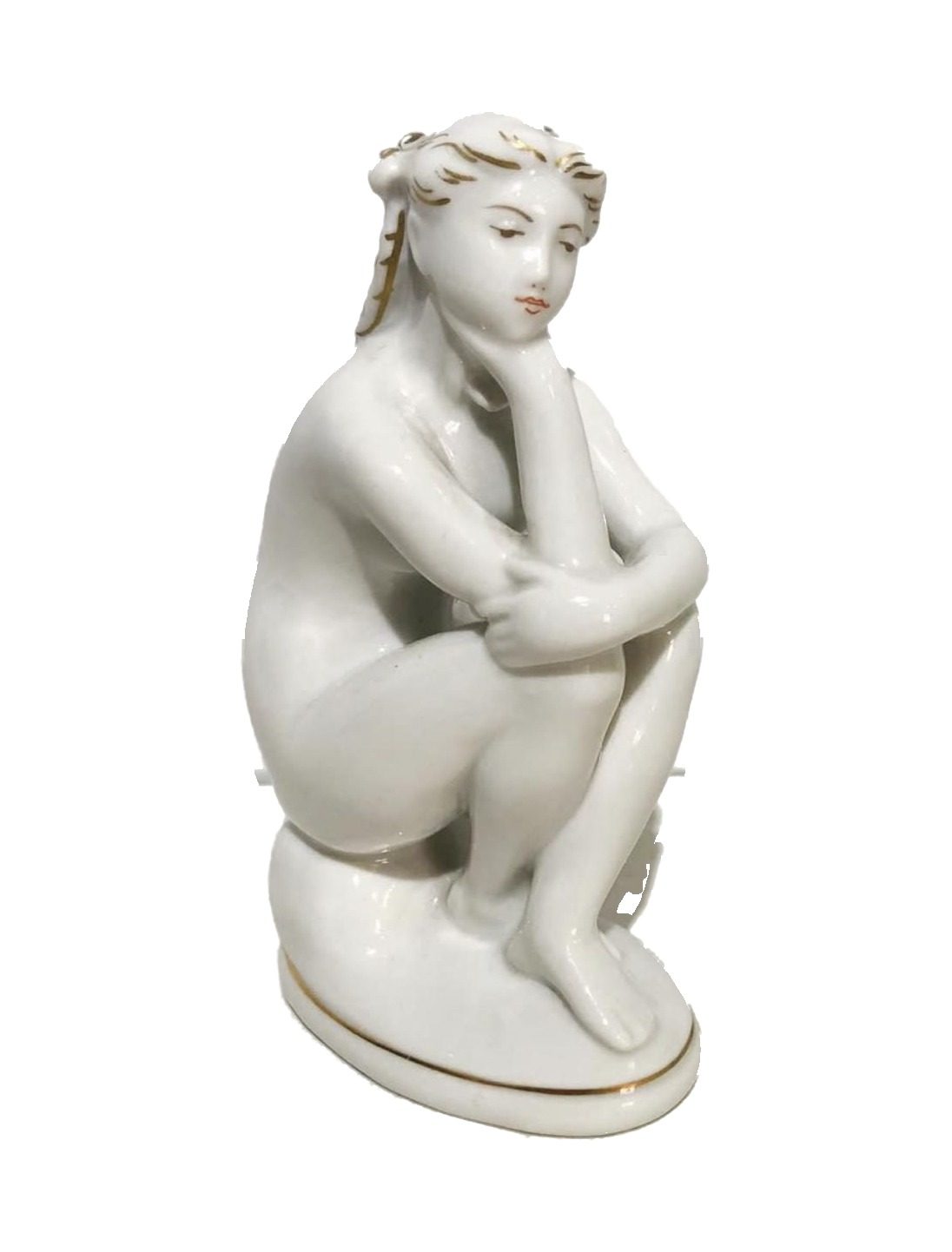 «На пляже» – Ефим Аронович Гендельман, фарфор, 1960-е