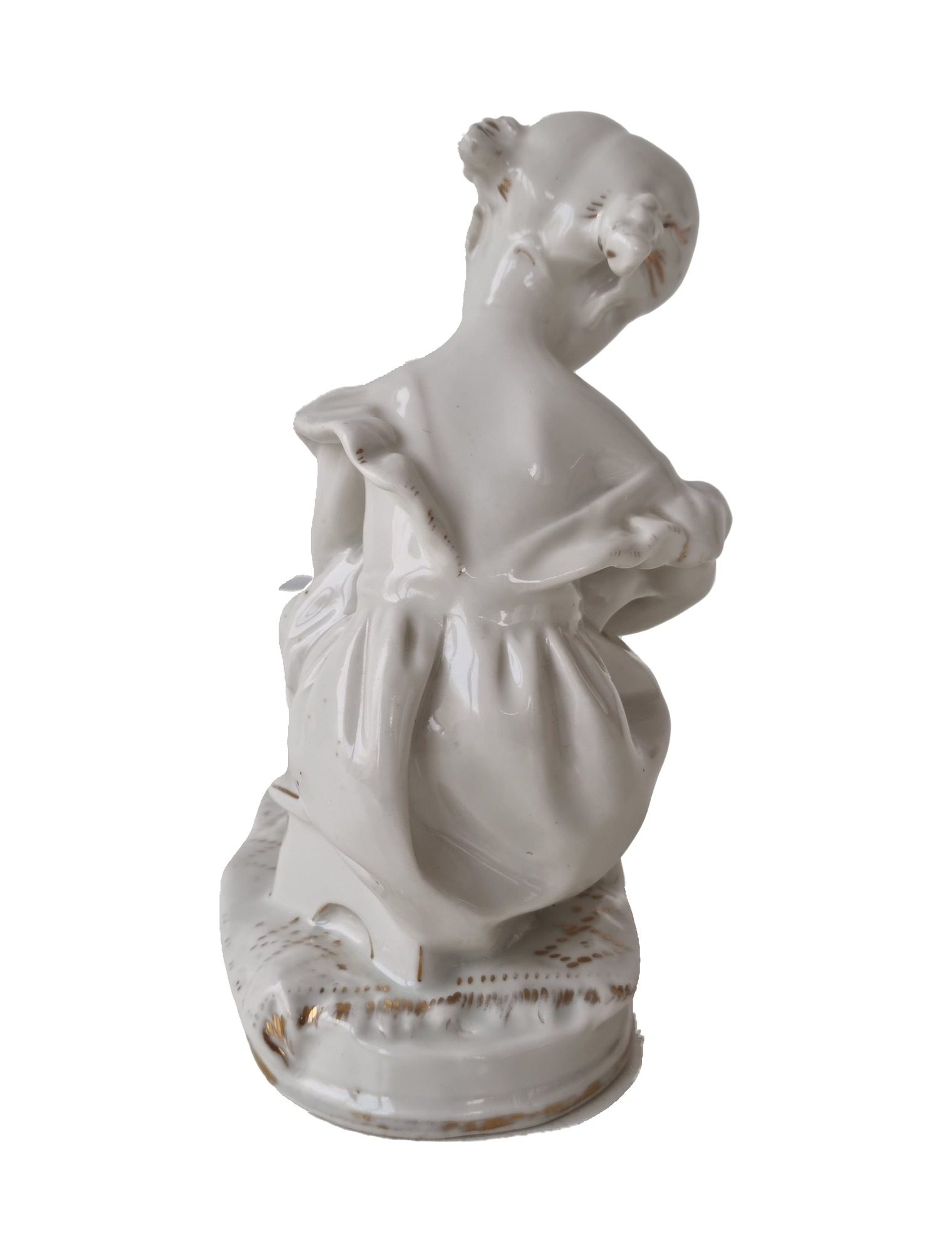 Porcelain figurine “Young Embroiderer”, Pesochnoye USSR – photo 3 of 6