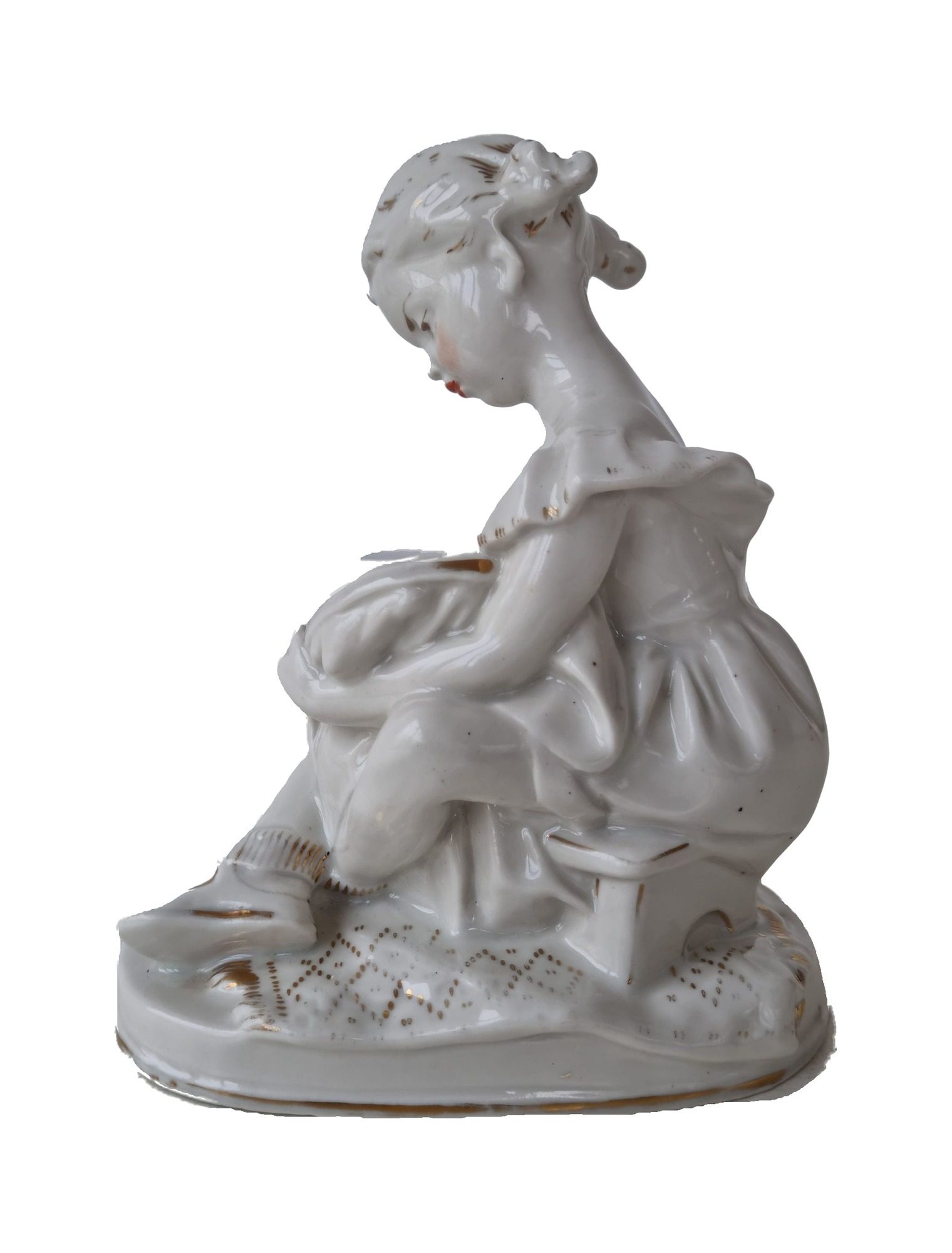 Porcelain figurine “Young Embroiderer”, Pesochnoye USSR – photo 4 of 6