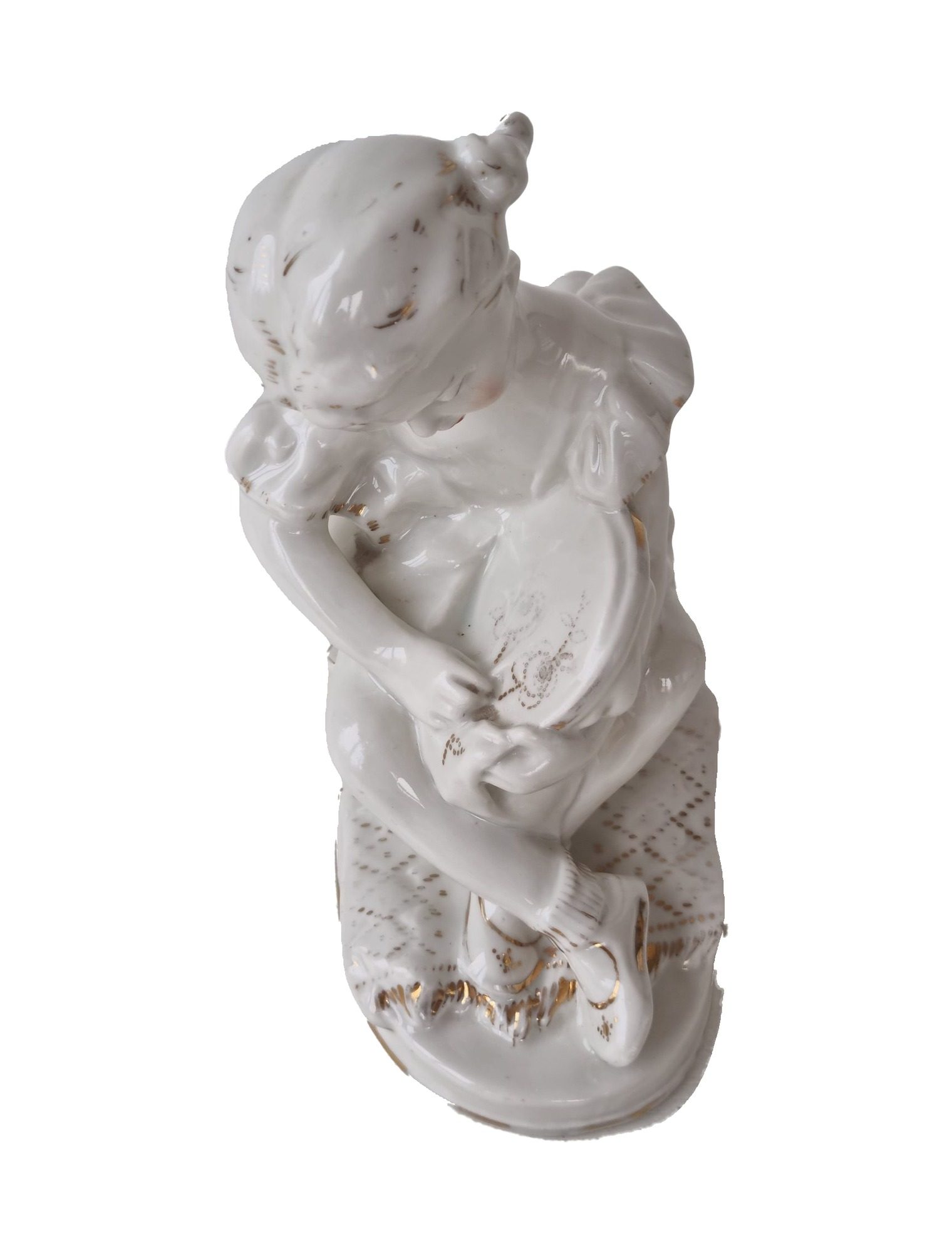 Porcelain figurine “Young Embroiderer”, Pesochnoye USSR – photo 5 of 6
