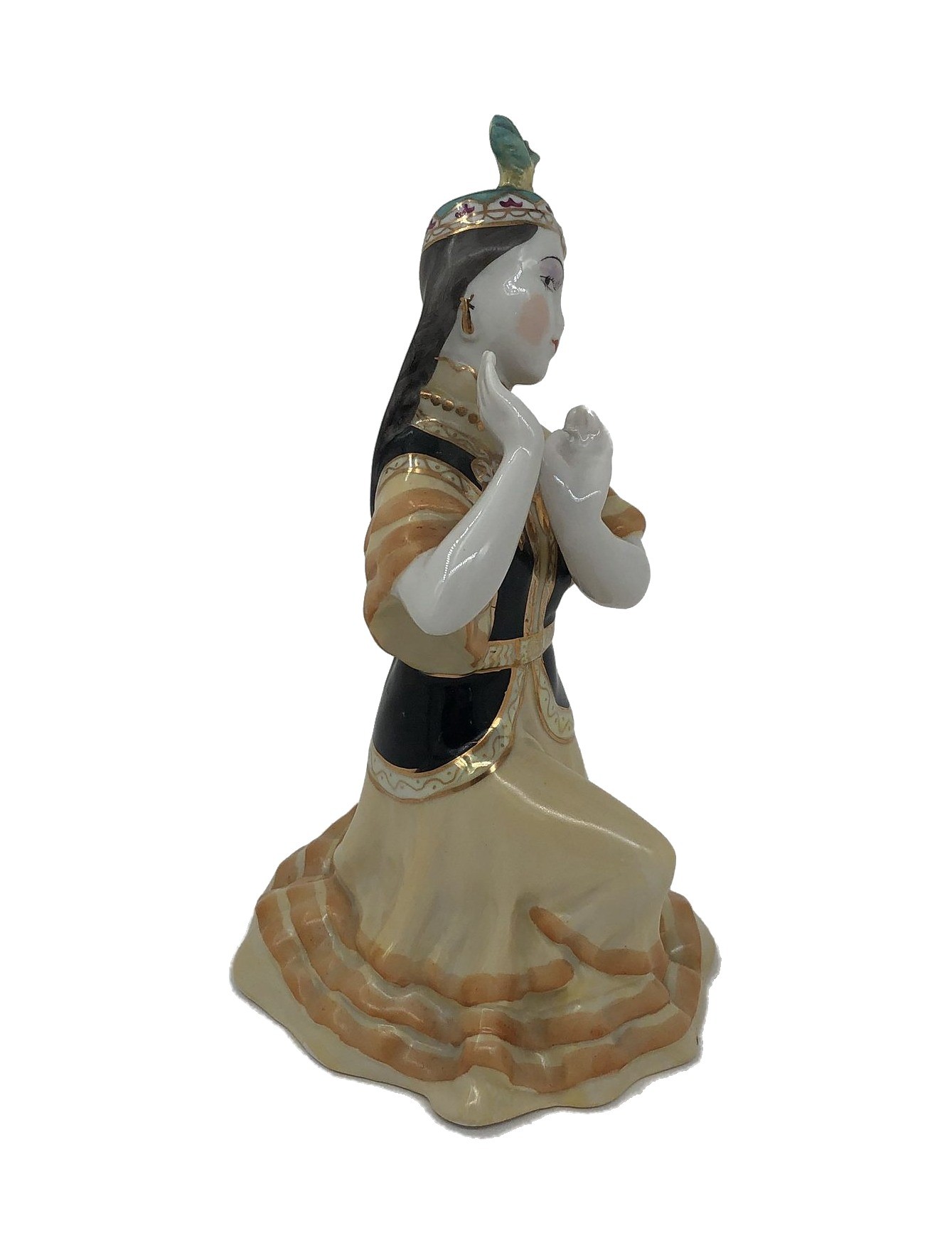 Porcelain figurine “Dancing Kazakh Woman” – photo 2 of 7