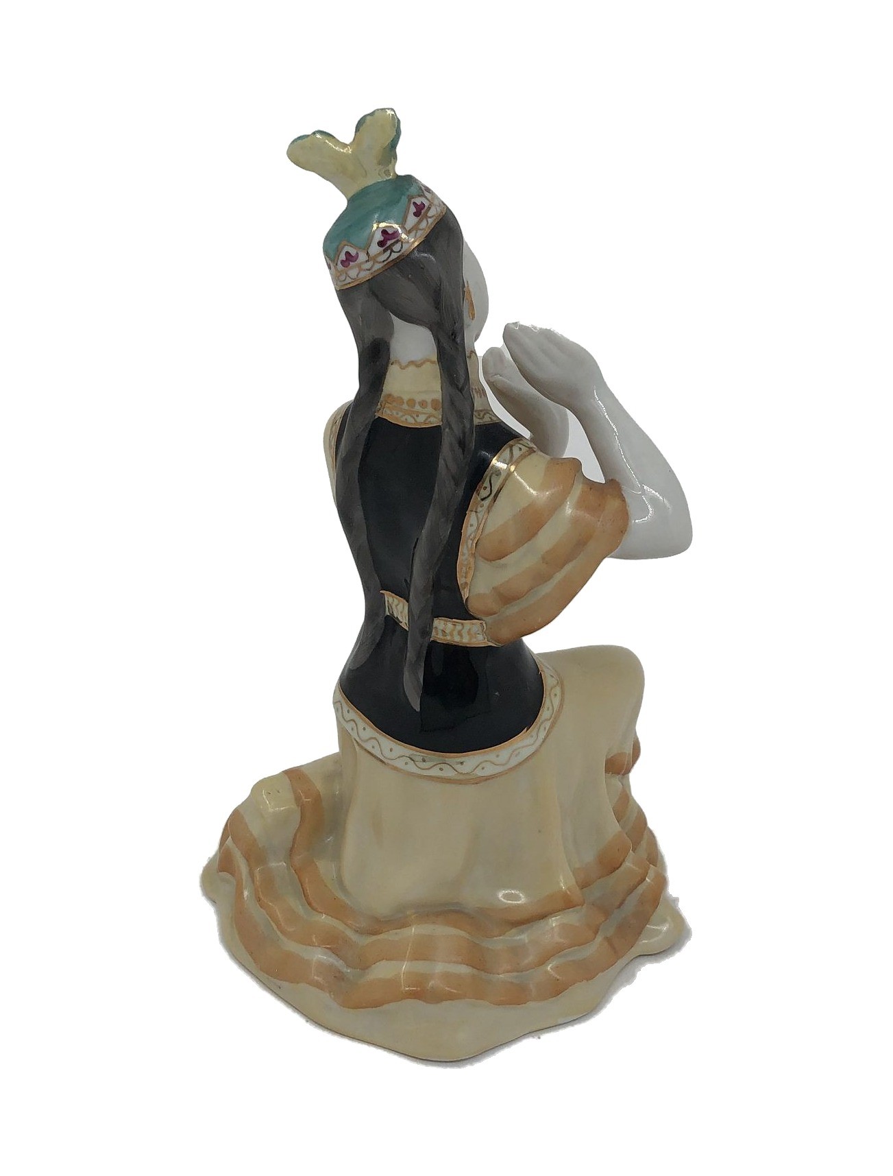 Porcelain figurine “Dancing Kazakh Woman” – photo 3 of 7