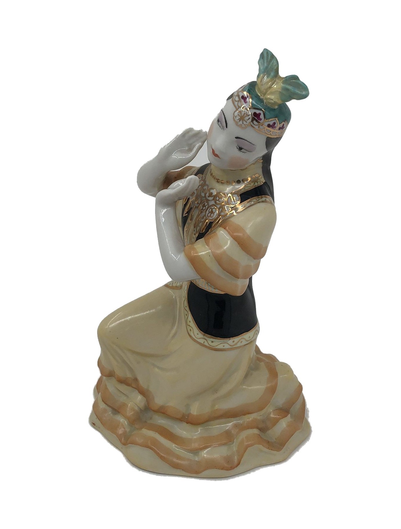 Porcelain figurine “Dancing Kazakh Woman” – photo 5 of 7