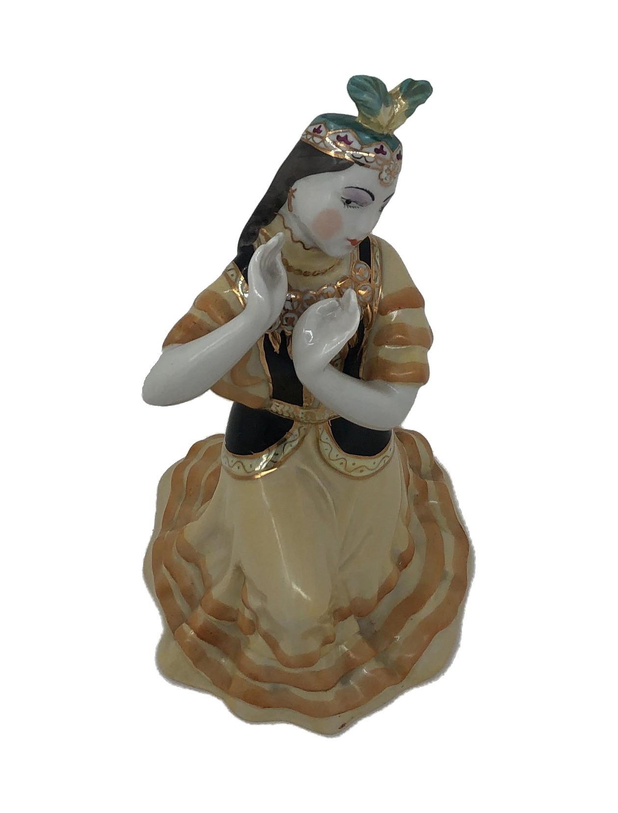 Porcelain figurine “Dancing Kazakh Woman” – photo 6 of 7