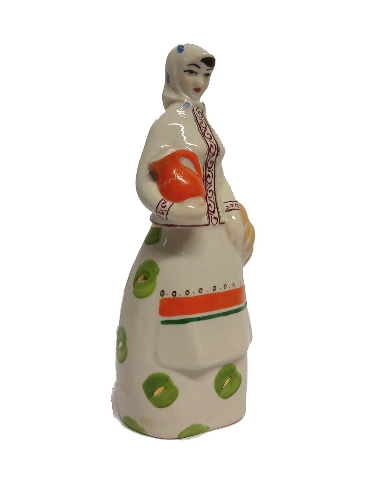 Figurine “Girl with Jug and Bubliks” – photo 2 of 4