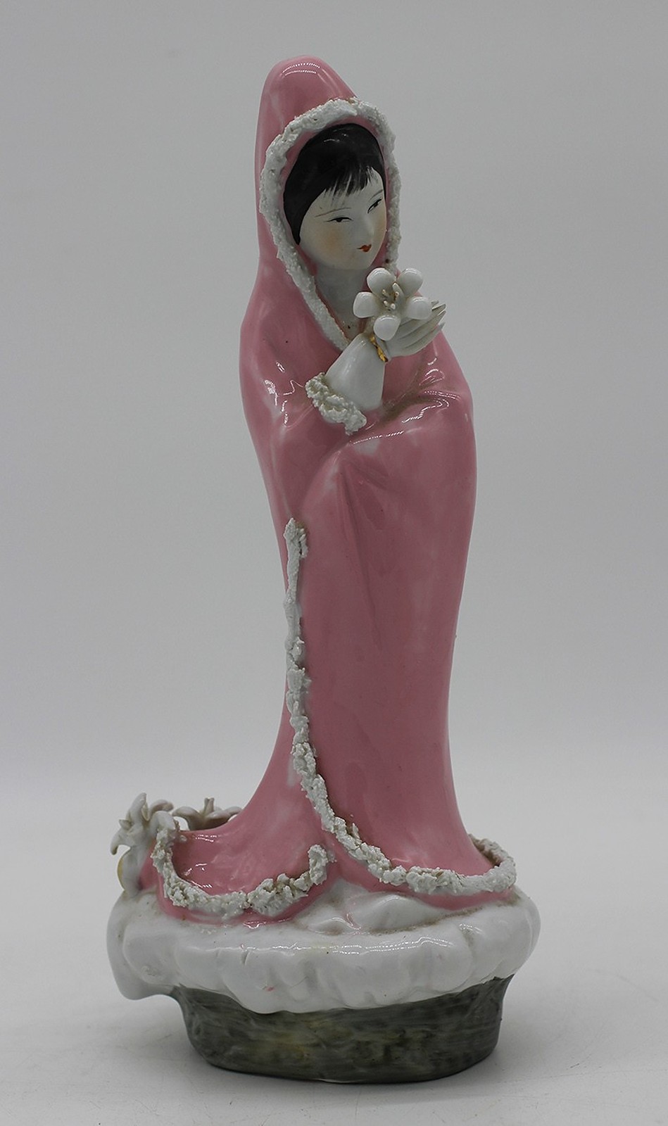 Girl with a Flower – porcelain, 20th century