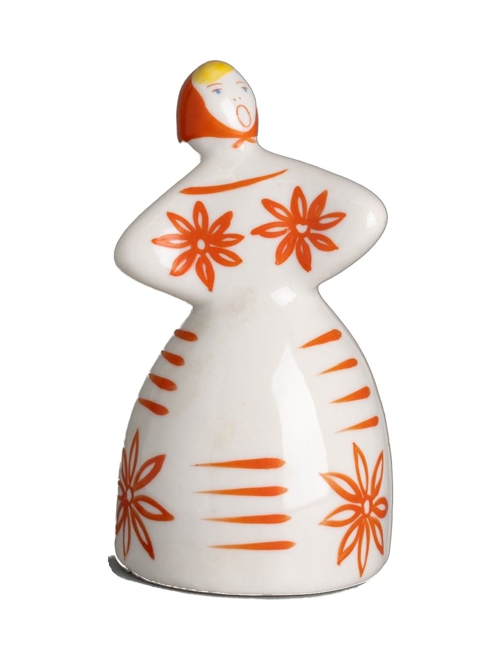 Фигура «Поющая девушка» – фарфор, Бронница, 1950–1980