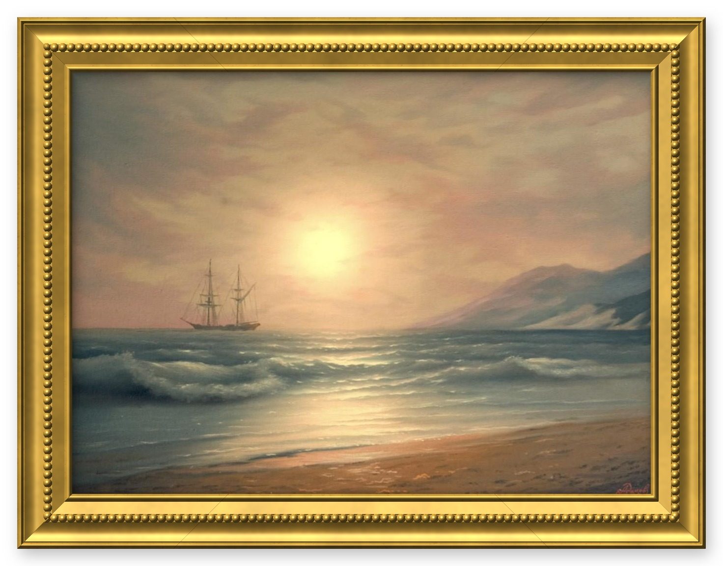 «Море» – Алексей Владимирович Адамов, картина, холст, масло, 1999