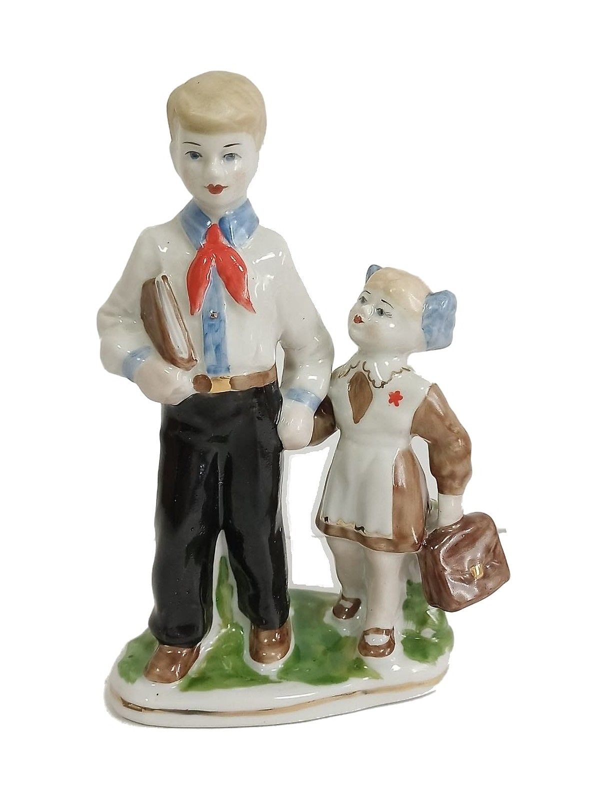 Porcelain sculpture “Schoolchildren” – Polonne, 1956–1972