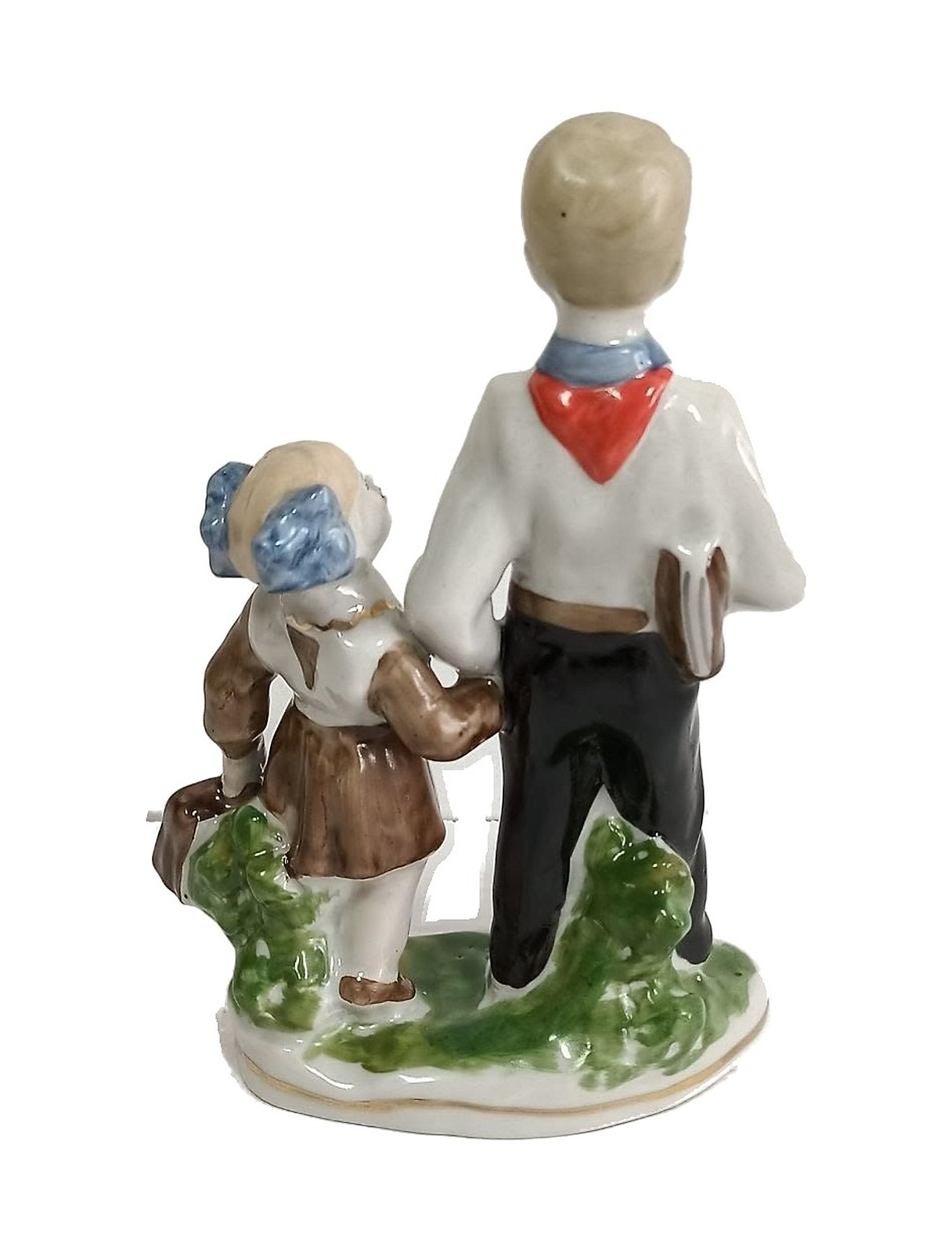 Porcelain sculpture “Schoolchildren” – photo 3 of 7