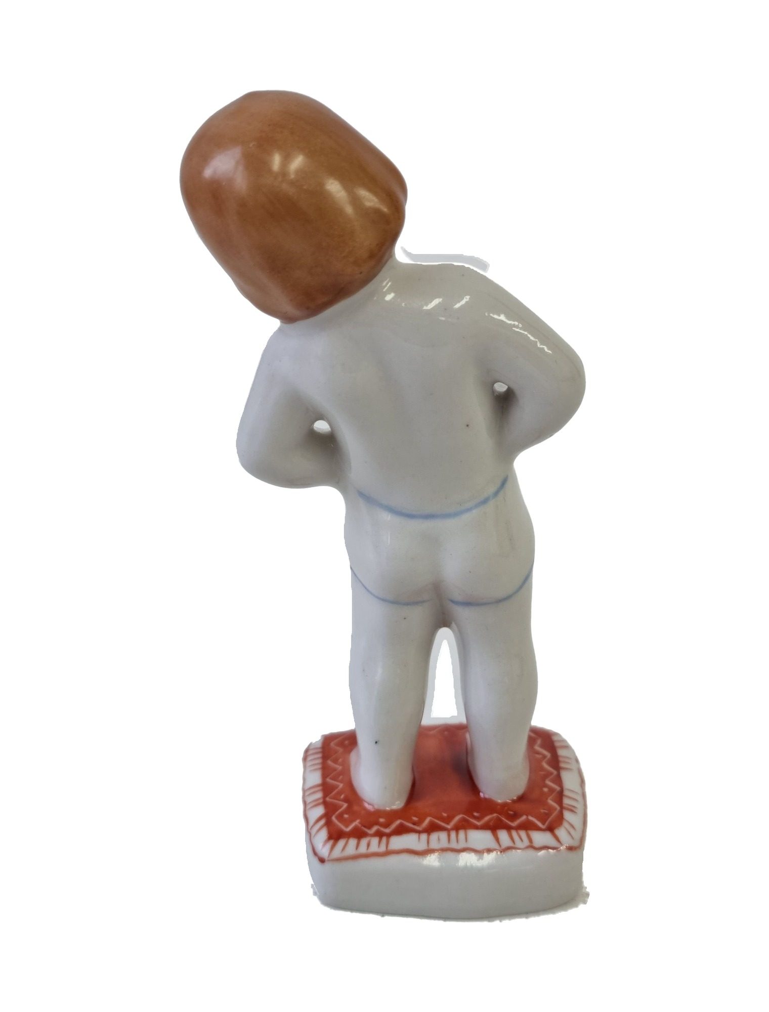 Porcelain figurine “Exercises”, LFZ mark – photo 3 of 6