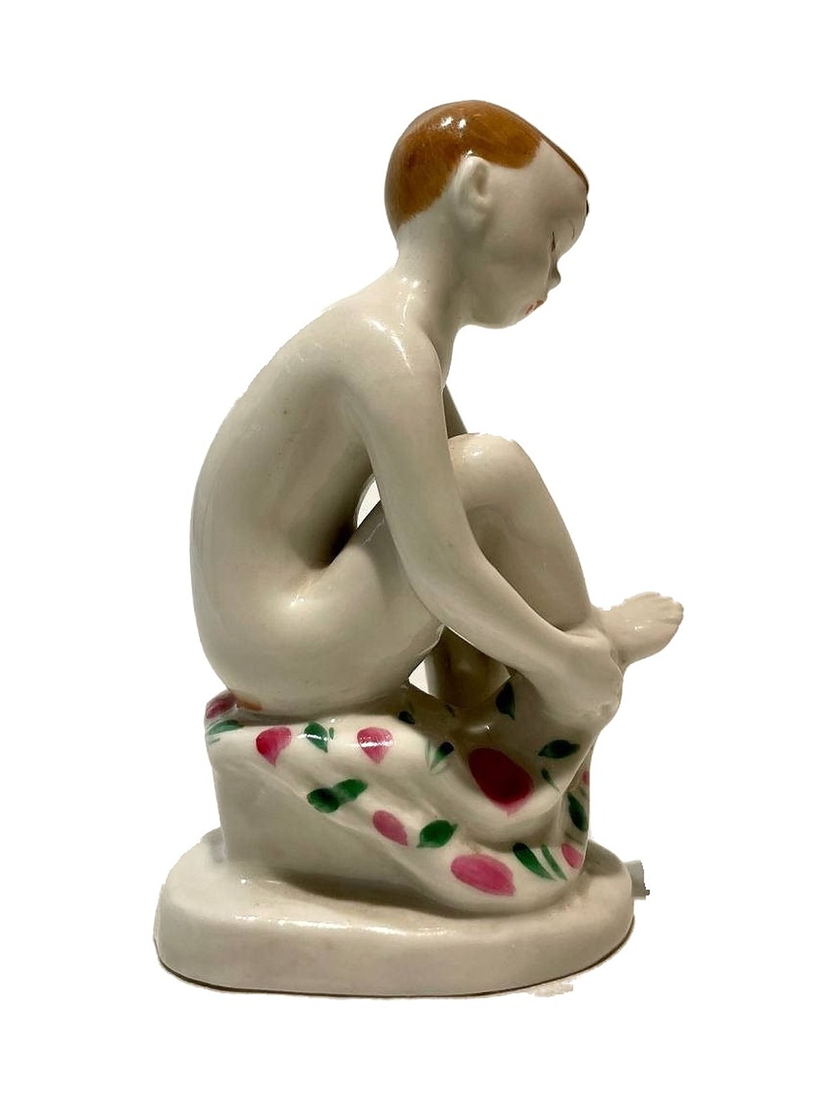 Фарфоровая статуэтка «Мальчик с полотенцем» – фото 3 из 4