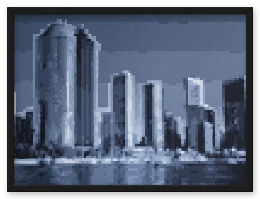 Azov City-7 – Irina Vladislavovna Grabkova, painting, 2008