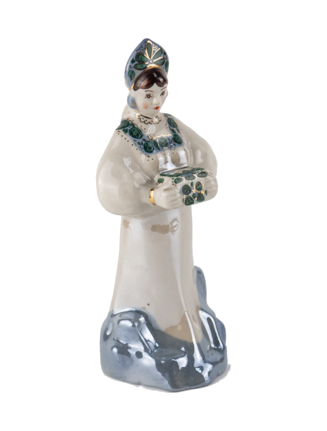 Статуэтка «Хозяйка медной горы» – фарфор, Сысерть, 1960-е